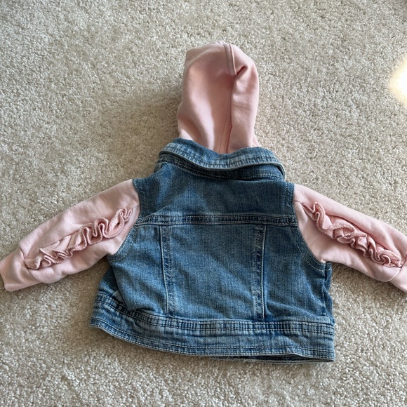Tucker and Tate Baby Denim Hooded Jacket 3M - Picture 3 of 3
